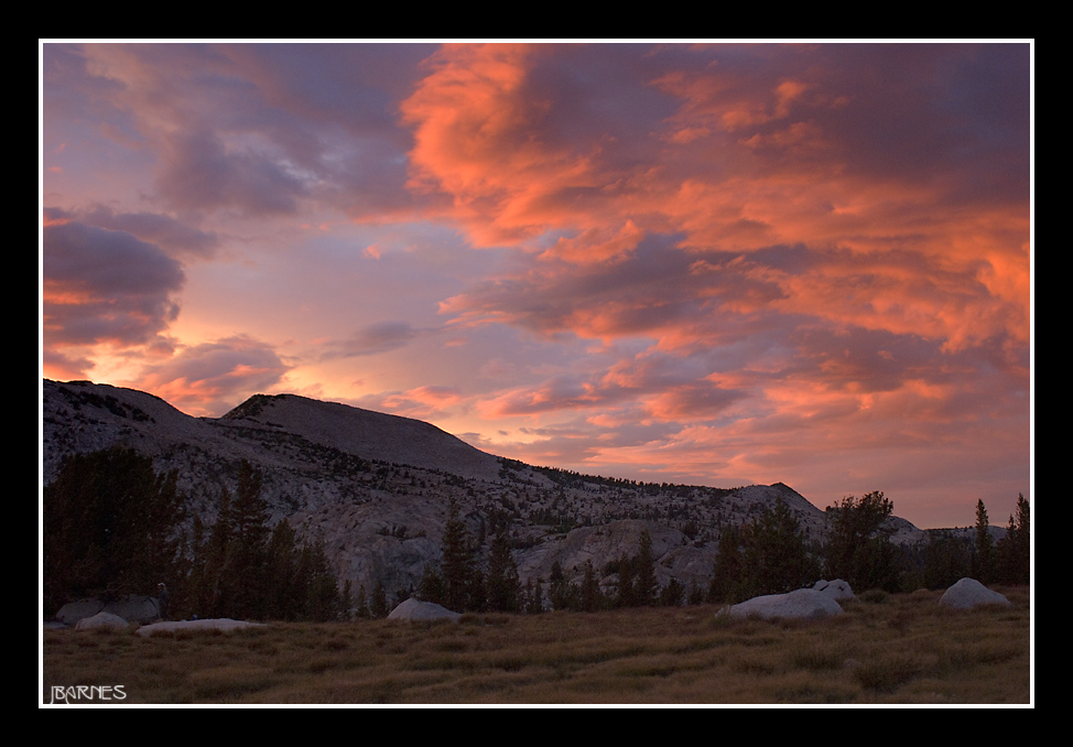 Photo: Vogelsang Sunset by Jason Barnes
