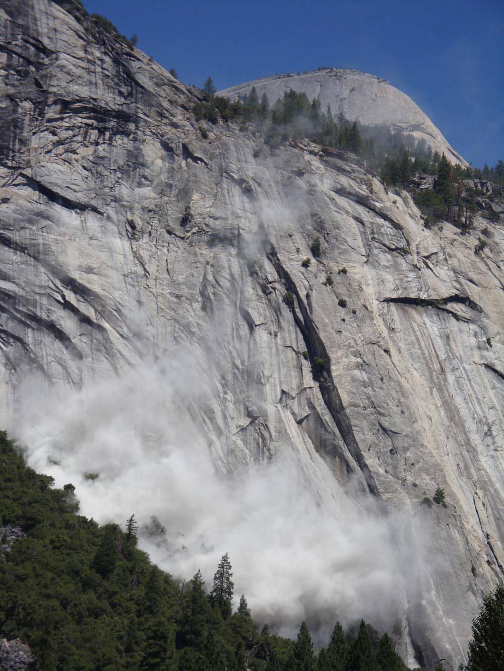 Exclusive! Ahwahnee Rock Slide Photos by Maggie Rentz