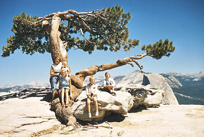 Photo: Family in tree on top of Sentinel Dome courtesy of Nevada Museum of Art Photo: Family in tree on top of Sentinel Dome courtesy of Nevada Museum of Art