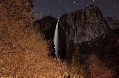Photo of the Day: Yosemite Falls at Night by Sean Walsh
